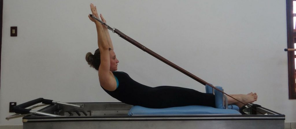 woman doing pilates